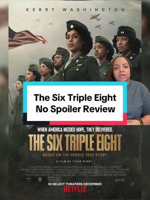 One of the best movies of 2024…I said what I said. The Six Triple Eight is a must watch for sure. #theweekendwatch #movie #sixtripleeight #netflix #tylerperry #usps #review #fyp #foryoupage 