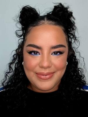 Winter holiday eye makeup ❄️ KVD Pro Artist, Ynna, walks through her festive holiday look using: + Tattoo Liner in Trooper Black + Dazzle Gel in Bronzite Fusion + Dazzle Stick in Dusk Rush + Super Pomade in Satellite Blue  + Full Sleve Mascara  #kvdbeauty #tattooliner #dazzlestick #holidaymakeup#festivemakeup