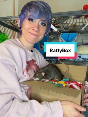 They’re actually part cat, they love boxes #ratties #petrats #rattybox #pets #PetsOfTikTok #toriphantom 