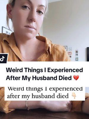 Here 👇🏻 (1) The night that Ryan died I felt the need to start sleeping on what had been "his side" of our bed. His absence felt so enormous and palpable after his death-the space he should have been felt so heavy next to me. Taking up the space that he once did was less painful for me. Ever since that night, I've been sleeping on what had been "Ryan's side."  (2) It took well over a year after Ryan died to dream about him. I've only had two dreams about him since October 14, 2021 (the day of his accident). Once was when he was in the hospital and the other was this year. In the dream, I saw him through the window of our old home. He was in his police uniform and he smiled up at me but I couldn't get to him. So reflective of real life 🥹💔 (3) My primary love languages changed. When Ryan was healthy and alive my primary love language was acts of service. Ryan's had always been physical touch and quality time. After Ryan died, my primary love languages are physical touch and words of affirmation. Most likely because I missed those so much when Ryan was sick.  (4) In our old house, I would hear Ryan's foot steps in his work boots at night like he was coming up the stairs. The sound of those boots on our steps were so unique, almost unmistakable. I like to think that was him reminding me that he is always around protecting us.  What are some weird experiences that happened to you after the death of your loved one?  . . . 💌DM "Support" for 1:1 grief support 💌DM "Carried" to preorder my 2nd book 💌DM "Running " for my book 💌DM "Email" to sign up for my list . . . . #grievingprocess #griefcoach #griefjourney #youngwidow #youngwidows #widowedandyoung #widow #widows #widowhood #widowlife #widowed #widowedmom #anaphylaxis #anaphylacticshock #anoxia #anoxicbraininjury #anoxic #death #griefandloss #deathanddying  . . . . Grief coach for widows. Helping widows lost in grief find joy and purpose after loss.
