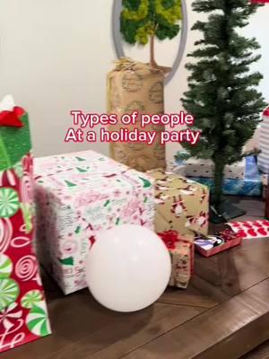 Types of People at a Holiday Party 😆  #christmasparty #christmastiktok #officehumor #surrogacyagency 