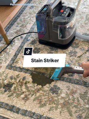 Hi, my name is Rosa, and I’m no longer afraid of my carpet. #SponsoredbyShark #SharkStainStriker @Shark Home #CleanTok #carpetcleaning #cleanwithme