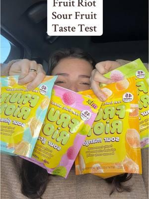 Finally got my hands on Fruit Riot!! If you love sour things and fruit you should definitely give these a try! #fruitriot #sourcandy #sour #sourfruit #frozenfruit #candyreview #candytok #candytiktok @Fruit Riot  