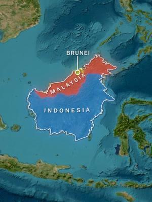 I've always wondered why this island was split up.. #geography #islands #countries #borders #history #historical #historytoks #geotok #map #maps #animatedmap #interestingfact #historicalfacts #borneo #island #malaysia #indonesia #brunei