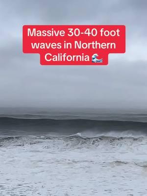 Life threatening wave action today along Bay Area coast. Video doesn’t do it justice!  The National Weather Service issued a High Surf Warning for 30-40 foot breaking waves, with favored locations seeing waves up to 60 feet!  #bayarea #california #pacifica #halfmoonbay #bigwaves 