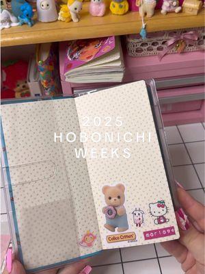 set up my 2025 hobonichi weeks with me!! 🍒🫶🏼 so excited to start using this next week!!!  #hobonichi#hobonichiweeks#hobonichiplanner#planner#newplanner#journal#stickers#calicocritters#hellokitty#cherryprint#plannertok#plannercommunity#planneraddict#stickertok#stickercollection 