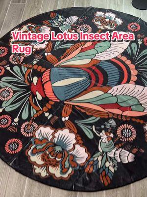 Transform your space with this Vintage(looking) Lotus Insect Area Rug! 🌼 Available in two sizes (160cm and 120cm) and two stunning designs, this unique rug adds a splash of color and style to any room. Perfect for adding a touch of elegance and warmth to your home decor. 🏡✨  #HomeDecor #VintageRug #AreaRug #InteriorDesign #StyleYourSpace #TikTokShop #TikTokShopYearEndSale 