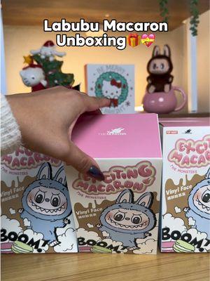 Unboxing Labubu single macaron boxes! ✨ 💖 #macaron #popmart #popmartunboxing #labubuthemonsters #labubumacarons #labubuhaveaseat #kawaiicore #zimomo #cutecollectibles #macarontreats #unboxingfun #kawaiiaesthetic #toycollector #macarons #secret #unboxing