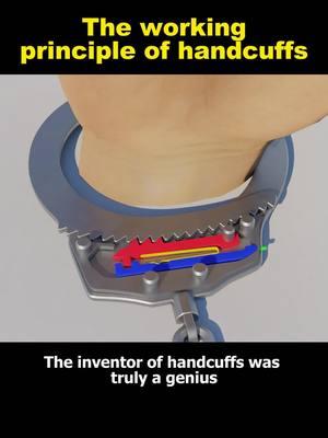 The working principle of handcuffs #knowledge #handcuffs #tiktok #fyp 