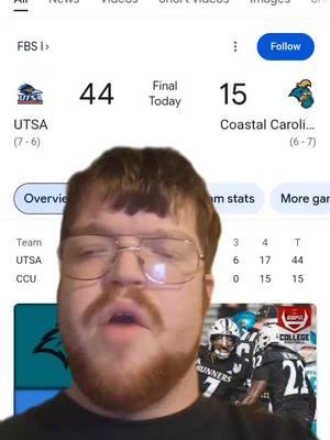 #greenscreen 2024 myrtle beach bowl #CollegeFootball #football #ncaafootball #footballtiktok #sportstiktok #footballseason #sports #mytlebeachbowl #coastalcarolina #utsa #roadrunners #HuluChippendalesDance #KAYKissCountdown #GamingOnTikTok 