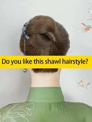 Do you like this shawl hairstyle? #fyp #foryou #shawlhairstyle #CapCut #easyhairstyles #braidstyles #hairstyle #mannequinhead #TikTokShop #tiktokmademebuyit 