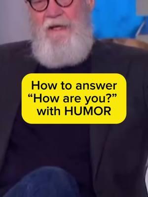 How to be funny at corporate dinners? Start with How are you. #howtobefunny #communicationtips #charisma 