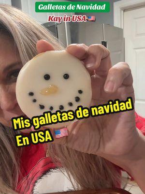 muy fácil en la red social de las fotos está la receta completa !! IG #chilenaenusa #chistmas #USA #galletasdenavidad #chilenaenusa #navidad 