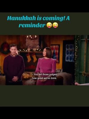 🕎💙🤍Hanukkah is coming! A reminder from Andy Samberg and Maya Rudolph #bakingit #hanukkah #chanukah #andysamberg #mayarudolph #jewish #peacock #nbc #homebaker 