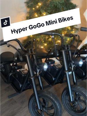 My girls got @hypergogo_official electric mini bikes for Christmas!! Putting them together is so easy & they love them!  #minibikes #hypergogo #cruisers #motorcycle #motorcyclesoftiktok #harleydavidsons #harleymomma #christmas #christmasgifts #bestpresent #EnergiKuatTiapLangkah 