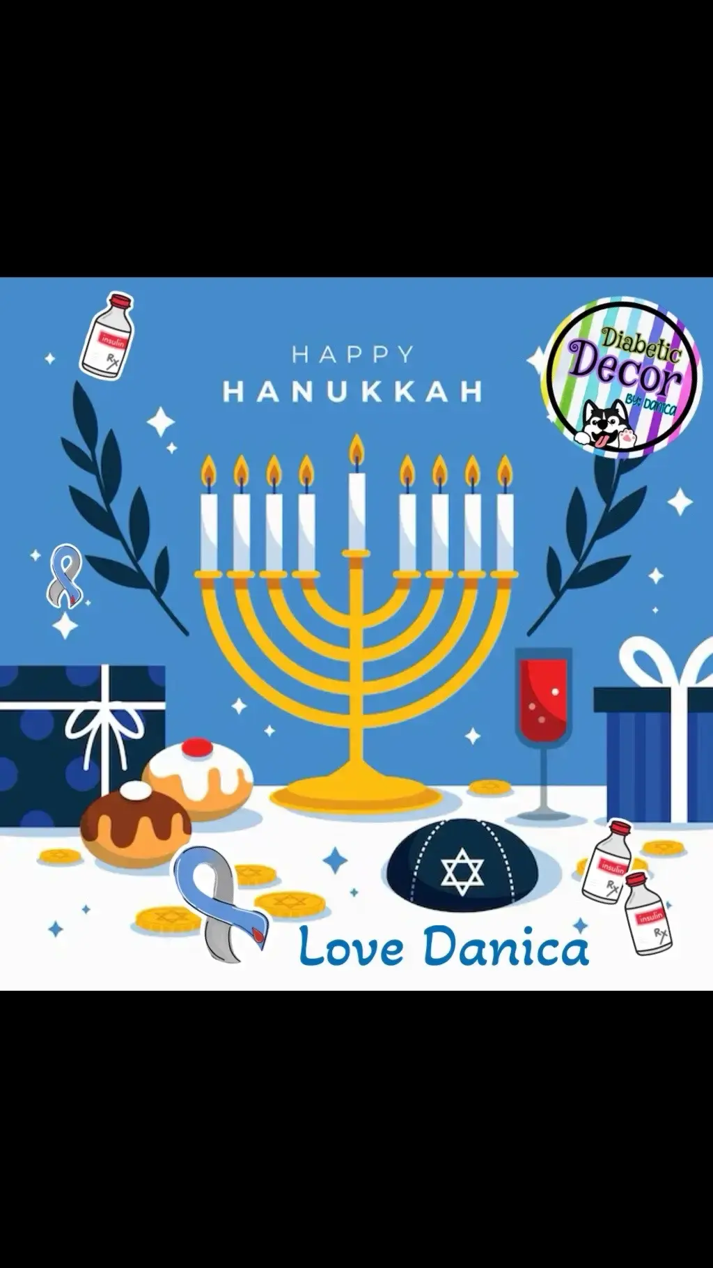 Happy Hanukkah!! Dexcom and omnipod Stickers/ T1D Stickers/ Type 1 Diabetes Awareness/ Blue and Grey Awareness Ribbon/ Chronic Illness Gift/ Waterproof. #dexcom #dexcomwarrior #dexcomg7 #dexcomg6 #insulindependent #kidswithtype1 #t1d #typeonediabetes #diabetesmom #diabetes #fyp #podder #omnipodinsulinpump #g7 #diabetes #stickers #lowcarb #christmas #merrychristmas #holiday #typeonelookslikeme #typeonediabetes #typeonewarrior💙  #kidswithtype1 #sitechange #dexcomchange #insulin #kidswithtype1diabetes #breathe #hearts #g6 #omnipo