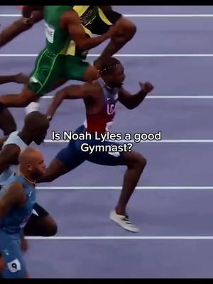 Rate the athleticism🤔 @Noah Lyles #gymnastics #athleticism #challenge #track