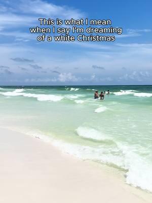 For those of us who prefer sand over snow.  🔗Link in bio to explore beach stays 📍Seaside, Florida  #vrbo #whitechristmas #whitesand #beachhouse #30A #florida #beachday 