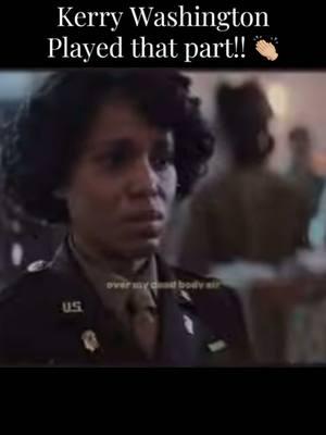 Kerry Washington played this role very well! 👏🏼 This was a good movie. #thesixtripleeight #kerrywashington #basedontrueevents #womenofcolor #wwll #worldwartwo #tylerperrymovies 