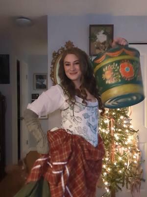 thanks for letting me borrow your bucket @Emilee 🦋 #twelvedaysofchristmas #12daysofchristmas #christmascarols #milkmaid #cheese #wench 