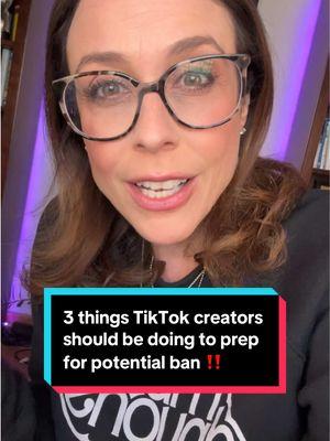 Would your audience survive a TikTok shutdown? 👀 The smartest creators aren’t waiting to find out. Future-proof your content and grow beyond the algorithm by: 👉 Downloading your content from the app 👉 Spreading your wings—post across all platforms 👉 Building a community outside of social through newsletters, subscriptions, events, and more Remember, the ones who stay adaptable find new ways to thrive 👏 Want more tips on staying ahead in the creator economy? Sign up for my newsletter #TheAlpha - link in bio! #TikTokBan #ContentCreator #CreatorEconomy #SocialMediaTips #AdviceTikTok 