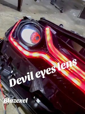 Latest synced programmable devil eyes lens for car and motorcycle modification #car #cars #carsoftiktok #caraccessories #auto #automotive #viral #cargoodthing #autoaccessories #carlovers #blazexel #fyp #foryoupage❤️❤️ #devileyes #carlights #carmodification #headlights #motorcycle #motor 