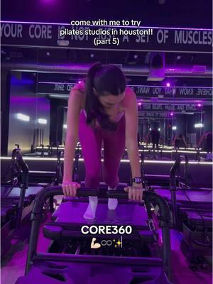 PART 5 | CORE360 ♾️ starting off the week strong at core360!! went to their focus50 aka buns n guns class and was definitely challenged, not as challenging as other studios but that doesnt mean it was easy 😅 core360 is located in upper kirby and they have classes available to purchase on their website and theyre also on classpass  i definitely think theyre worth it only on ClassPass… tbh $40 for a class is a bit too expensive compared to other studios that provide more for less.  . . . #houston #houstoninfluencer #pilates #pilatesstudio #houstonpilates #thingstodoinhouston #houstonblogger #houstontx 