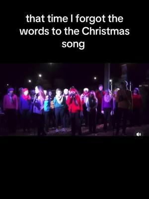 Watch everyone’s reactions. #fyp #foryou #singing #christmas #messup #crashout