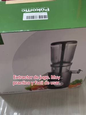 Practico estractor de jugo 🎁🎁 #slowjuicer #fyp #cocina #hogar #vidasaludable #jugosverdes #fypシ゚viral #fypシ #viralvideo #tiktokviral #TikTokShop #comprasonline #contenido #foryoupage #paratii #mujeresqueinspiran #MomsofTikTok #mamasdetiktok 