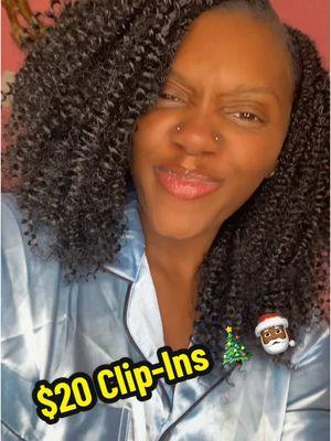 #clipins #clipinhairextensions #juicycurls #christmashair #christmashairstyles #bloombundlehair #beginnerfriendly #naturalhair 