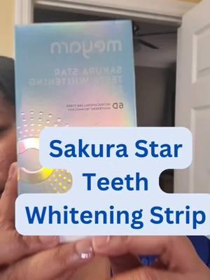 Sakura Star Teeth Whitening Strip. #urbantcl #sakurastar #sakurastarwhiteningst#whiteningstrips #ilovetiktokshop #tiktokmademebuyit #tiktokshopfinds 