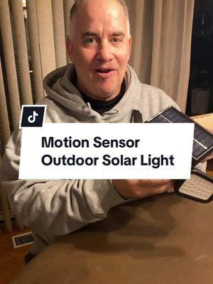 This is such a useful solar light! Mount it anywhere!! #motionsensorlights #motionsensor #outdoorlife #outdoorlight #solarlight #solarlightsoutdoor #tiktokholidayhaul 