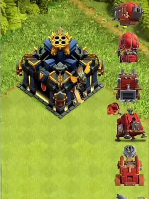 Siege Machine VS Town Hall 17 💀😱 #huongly171997 #clashofclans #clash #coc #clans #fyp 