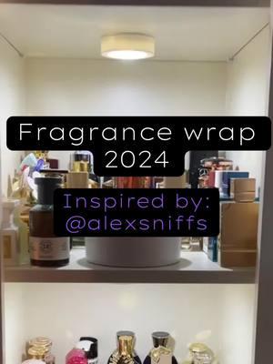 My 2024 fragrance wrapped inspired by @alex 🐌  #fyp #foryou #foryoupage #perfumetiktok #fragrancetiktok #mostwornperfumes #2024 