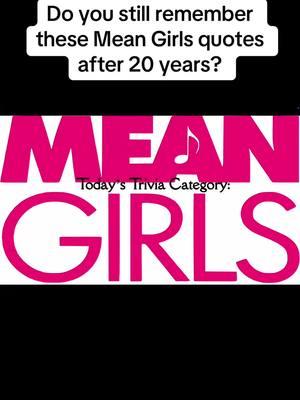 Mean Girls Trivia! #meangirls #trivia #movie #fyp #foryou #foryoupage #triviatests 