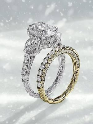 Enduring Beauty, Infinite Meaning ✨

The patented A.JAFFE Quilted Interior™ Collection is inspired by the art of 19th-century quilt-making, where each stitch tells a story of love, strength, and connection.

This stunning A.JAFFE Quilted Interior™ three-stone engagement ring symbolizes the past, present, and future of your love. Featuring exquisite side diamond details, hidden accents, and our signature quilted interior design, it beautifully weaves together your journey and the promise of what’s to come.

While every A.JAFFE ring is customizable to reflect your unique style, this design celebrates a love story that transcends time. 💍

Style: MECOV3394Q/464 & MRCOV3394Q/78

#WeddingBand #BridalJewelry #LuxuryJewelry #TimelessElegance #ModernBride #HiddenHalo #CraftedWithPrecision #LoveMyAJAFFE #Over125Years #AJAFFERings #AJAFFE1892 #DiamondJewelry #Customization #Bespoke #BespokeJewelry #HandcraftedJewelry #Handcrafted #CustomMade #RingGoals #UniqueBridalDesigns #AttentiontoDetail #OneofaKind #CustomizedRings #AJAFFE