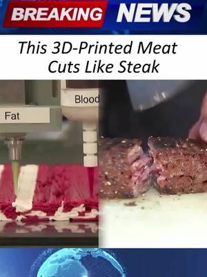 Keep that mess away from America #fakefood  #fakemeat  #3dmeat #notreal 