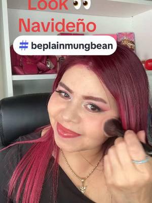 Look Navideño#beplainmungbean#beautycreation#fyp 