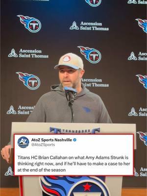 #Titans HC Brian Callahan: “I do the best I can everyday I walk in here.. I’m just trying to coach a football team as best I possibly can” #fyp #nfl #tennesseetitans #titansfootball #titanup 