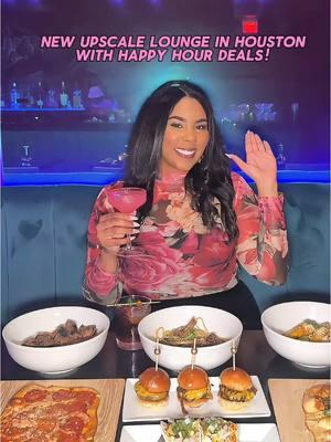 New Upscale Lounge in Houston with Happy Hour Deals - Check out the Atlas Ultra Lounge for elevated grown and sexy vibes and great food! #fyp #houstonlounge #newlounge #datenightideas #atlasultralounge #girlsnightout #htx 