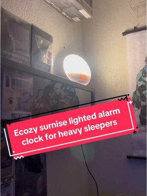 Best alarm clock i have ever used, and im a heavy sleeper. @ecozy Appliances #sunriseclock #alarmclock #ecozy #sunrisealarmclock #deepsleepers #riseandshine 