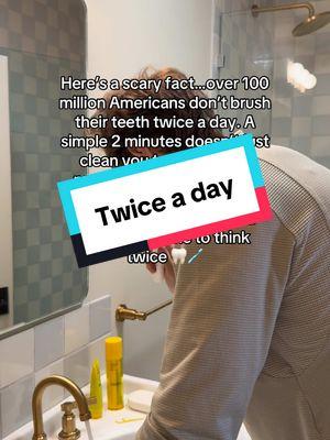 #twicetoothpaste #teethtok #oralwellness #DailyRoutine #twiceaday 