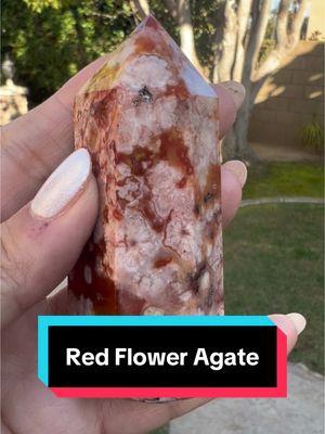 Red Flower Agate promotes harmony and balance, fostering a sense of peace and tranquility. Emotional Healing: Aids in emotional healing and stability, supporting the release of stress and promoting overall well-being. #redfloweragate #floweragate #agate #crystal #crystals #crystalsoftiktok #crystalhealing #crystaltok🧚🏻‍♀️✨🦄 #beautiful #unique #natural