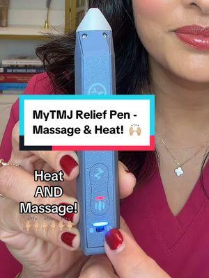 💥 I LOVE this TMJ massage pen!  Ive been looking for something like this for years and I’ve finally found it! 🙌🏼  @myTMJrelief  💥 Order YOUR TMJ Massage Pen NOW with the link in my linktree!  🤍 #tmjrelief #tmjmassage #massage #tmj #tmd #tmjtreatment #massagetherapy #tmd #fypシ 