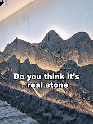 Stop working so hard to make the background wall#pustone #artificialrock #pufauxstone #puwallpanels #wallpanels #buildingmaterials #walldesign #renovation #deco #harmercoverings #aleadtrend 