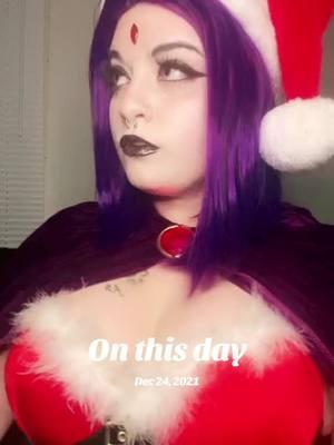 #onthisday #christmas #foryourpage #foryoupage #fypシ #fyp #raventeentitanscosplay #raventeentitans #ravencosplayteentitans #ravencosplayer #christmasraven #christmascosplay #ravencosplay 