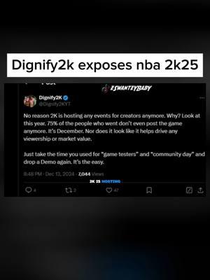 Y'all agree with Dignify? 🤔 #nba2k25 #nba2k #2kcommunity #foryou #fyp #swante #zswantzybaby #mycareer 