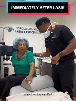 This 87-year-old woman just underwent LASIK eye surgery #tiktok #lasik #lasikeyesurgery #visioncorrection #astigmatism #vision #fyp #doctorsoftiktok #surgeonsoftiktok #surgery #doctors #eyes #eyesurgeon #eyesurgery #ophthalmology #ophthalmologist 