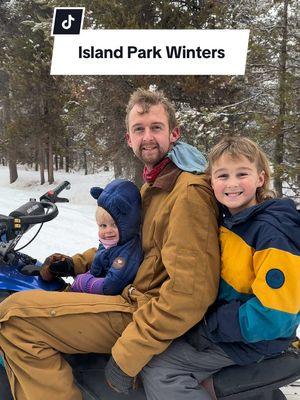 They make me love winter 🥹❄️ #familytravel #toddlersnowboard #wintergetaway #christmaseveeve #snowmobile 