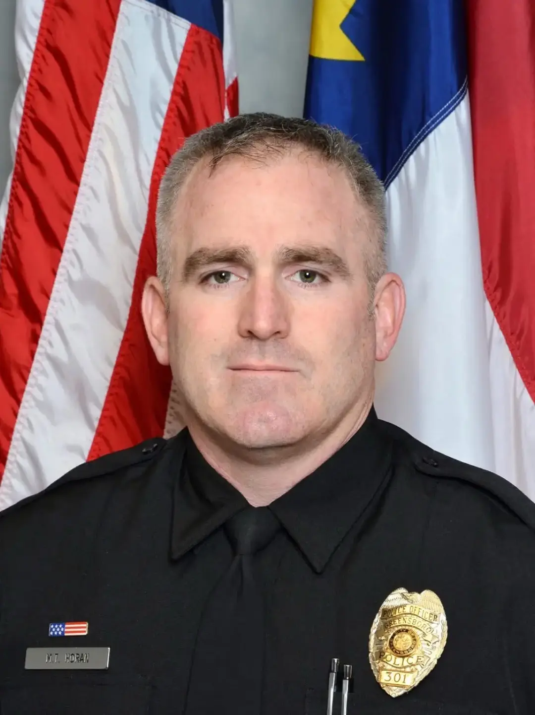 Our thoughts and prayers to the Greensboro Police Departmen and Family and Friends of Officer Moran.  His name is Officer M. Horan. He was a Coast Guard Veteran, Husband, Father, Son, and Police Officer. While serving, he conducted NYC and DC  9-11 harbor defense operations in the days following the attacks.  He was part of the first Coast Guard Counter-Terrorism unit in Seattle.  He has been stationed in NC, VA, WA, St. Thomas US Virgin Islands, NY, and NJ where he conducted counter-terror, counter-narcotics and counter human trafficking missions.  He has also received a lifesaving award for rescuing a father and son from rip-currents while on vacation with his family in Emerald Isle.  His life was taken by a scumbag who is now in custody. Statement from Chief MJ Harris: "Thank you for being here with us.   First, we want to honor the life and service of Officer Michael Horan, who was killed in the line of duty this morning.   Together, we are mourning Officer Horan -- who was a husband, father, son, friend, and much more to his family. He became a sworn officer with the department in early 2018, and he served on the Patrol Bureau in District 4, on Squad A.   Officer Horan was hired in September of 2017 to start the 103 PBIC Academy. He was an excellent officer. He had an outstanding reputation inside the Department and the community. We ask that you please keep his family, friends and fellow officers in your thoughts and prayers.   Officer Horan responded to a call about a man with a firearm inside Food Lion in the 4700 block of Lawndale Drive. A shooting occurred inside the store at approximately 11 a.m., fatally wounding Officer Horan. The circumstances of what led to the shooting are being investigated.   The offender is in custody and there is no threat to the public. We will release more details about the suspect as the investigation continues. Our department has requested the State Bureau of Investigation to be the lead investigating agency.   On behalf of the Greensboro Police Department, we want to thank our law enforcement partners across the state for your support and for your efforts today to quickly apprehend the suspect.   We also want to thank our community for continuing to support our officers and their families during this difficult time. We will be sharing more information with media after this news conference with details about a fundraiser for the officer’s family, and other ways in which we plan to honor Officer Horan’s life and service." A memorial has been set up in his honor at police HQ.  One will be located outside and the other in the main lobby.   Below you can find information on how you can donate to the family of Officer Horan: https://helpahero.com/campaign/greensboro-police-officer-michael-t-horan #viral #trending #nc #xyzbca #police #greensboro #greensboronc #nc #northcarolina #pray #prayers #officer #officerdown #rip #fyp #officerdown #officerdownmemorial #lawenforcement #awenforcementfamily #awenforcementcommunity #thinblueline #thinbluelinefamily 